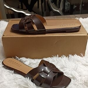 Journee Collection Arrina Women's Sz 9.5 Brown Sandals 🩴 New 🆕